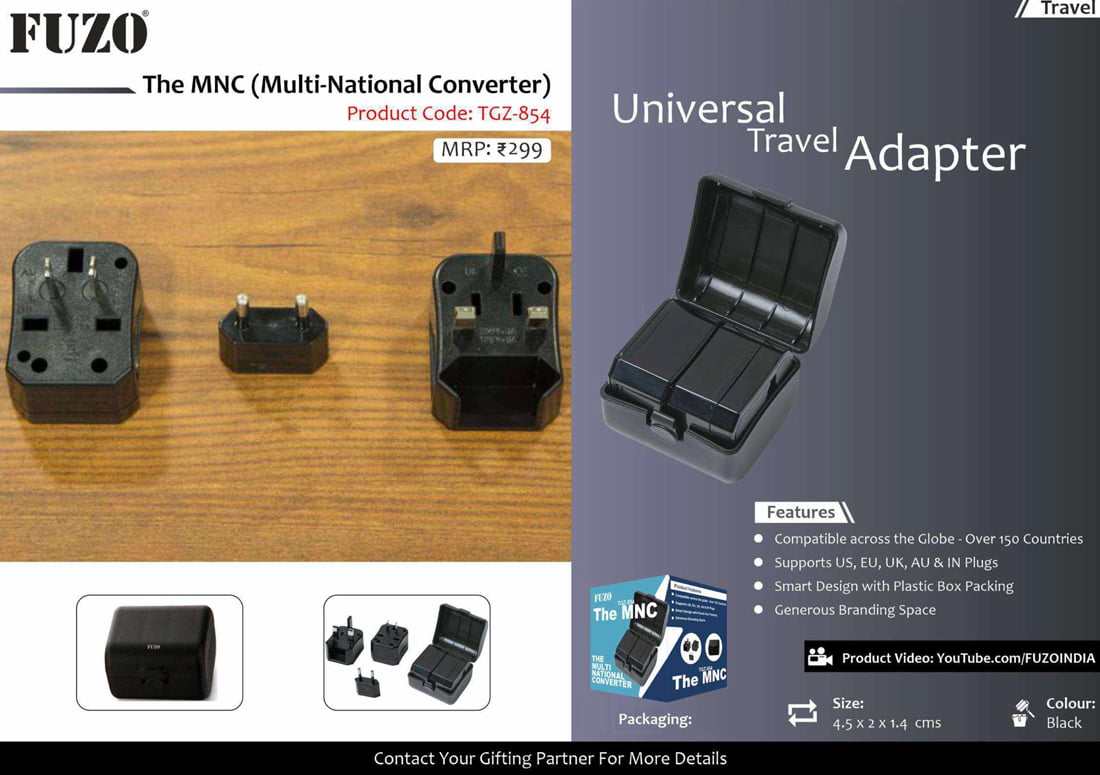 Fuzo The MNC Universal Travel Adapter image 1