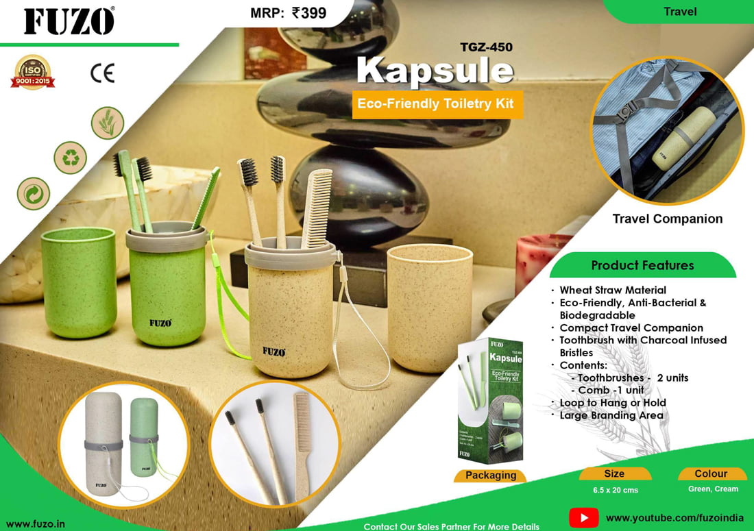 Kapsule - Ecofriendly Toiletry Kit image 2