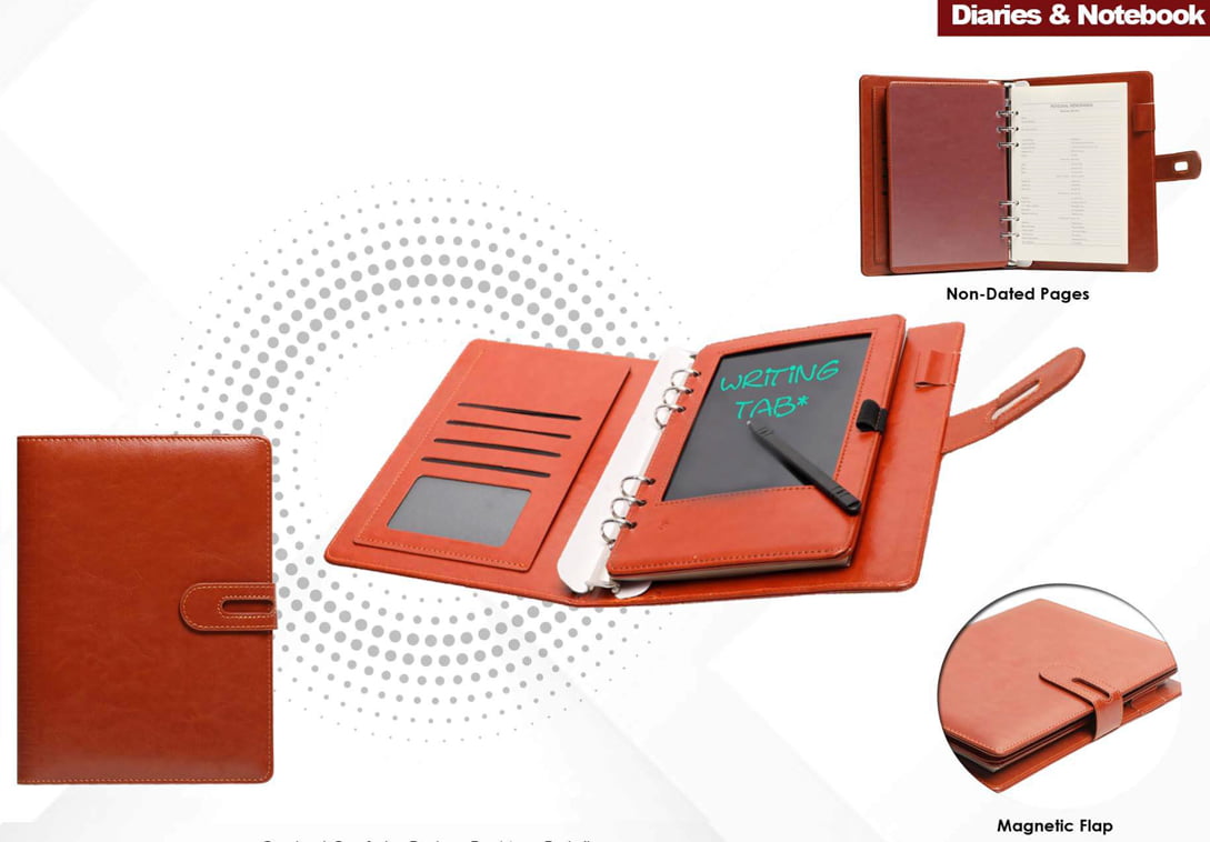 Fuzo iSlate Notebook Organizer With LCD Writing Tab image 1