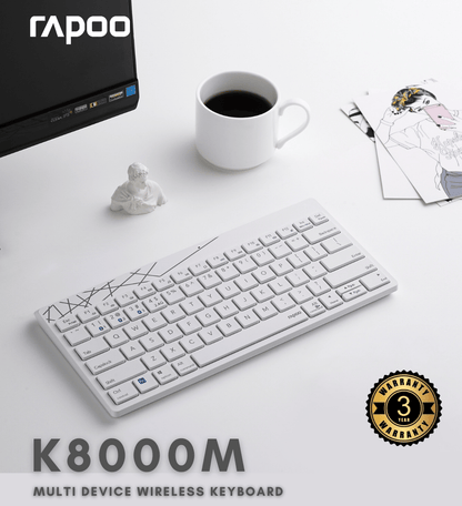RAPOO-K8000M Wireless Keyboard image 0