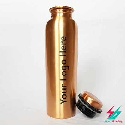 Custom Logo Printed Copper Bottle image 0