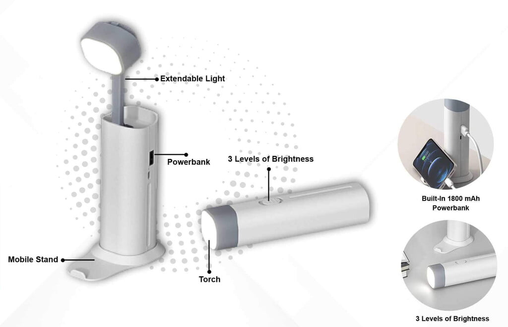 FUZO Quad White plastic 4 in 1 Gadget image 1