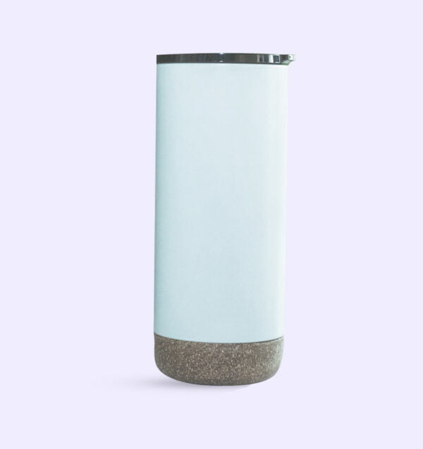 Hooke – Stainless Steel Mug with a Cork Coaster image 1