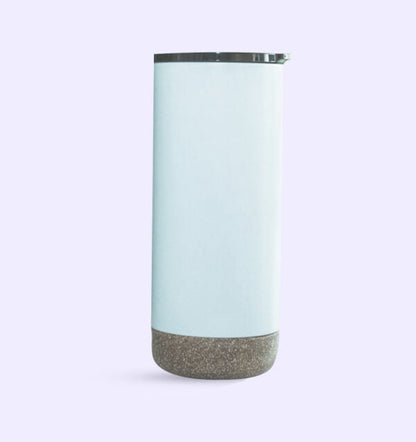 Hooke – Stainless Steel Mug with a Cork Coaster image 1