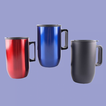 Stainless Steel Travel Mug with Handle image 0