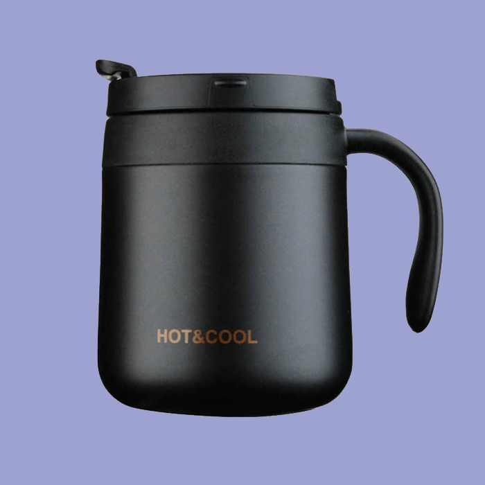 Double Wall Travel Coffee Mug with Lid image 2