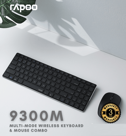 RAPOO-9300M wireless keyboard &amp; mouse image 0
