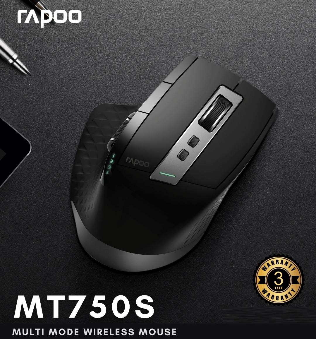 RAPOO-MT750S Wireless Mouse Multimode – Smart Branding