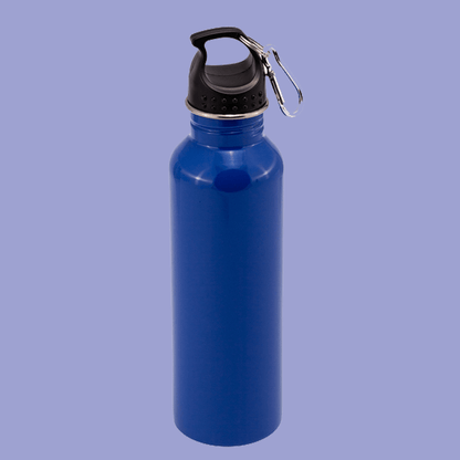 Stainless Steel Water Bottle with Carbiner image 0