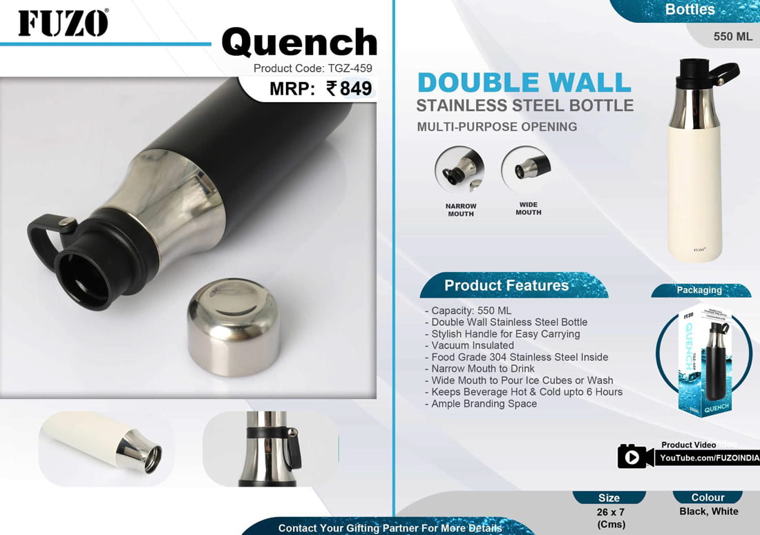 Fuzo Quench - Double Wall Stainless Steel Bottle image 2