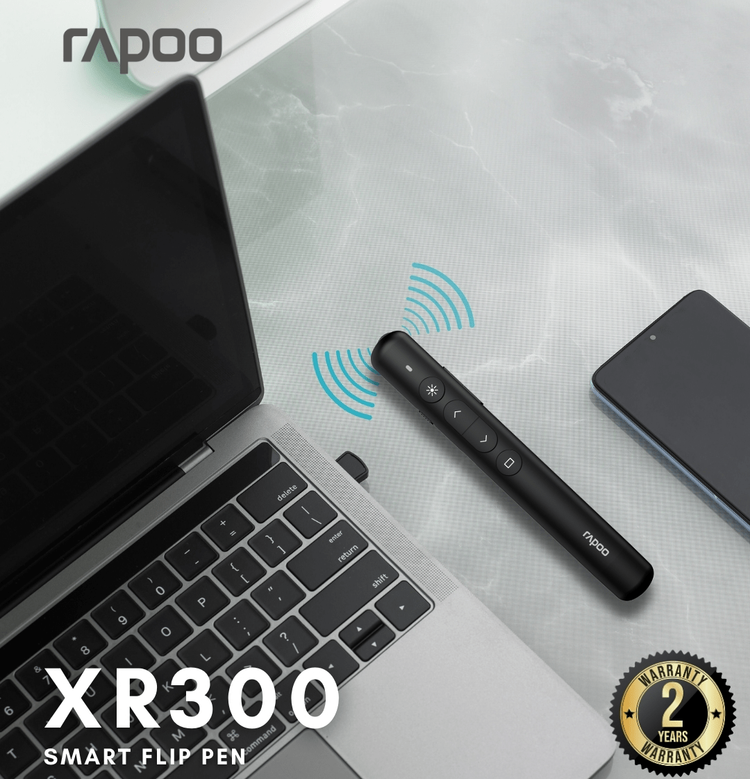 RAPOO XR300 Wireless Laser Presenter image 0