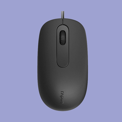 RAPOO-N200 Wired Optical Mouse image 1
