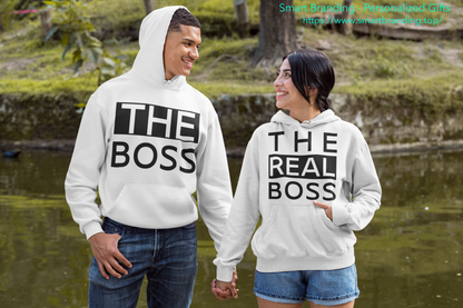 Couples Hoodie Sweatshirt-The Boss image 5