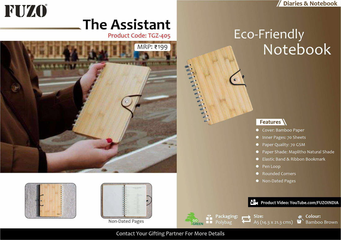 Fuzo THE ASSISTANT A5 Diaries & Notebooks image 1
