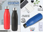 Power Plus Cola metal water bottle with steel cap image 0