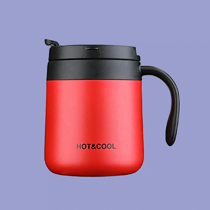 Double Wall Travel Coffee Mug with Lid image 1