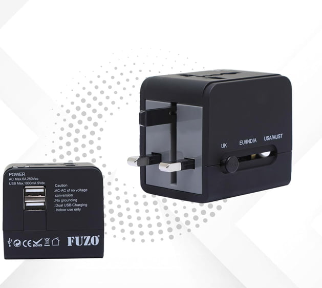 FUZO Charger Ports Universal Travel Adapter image 0