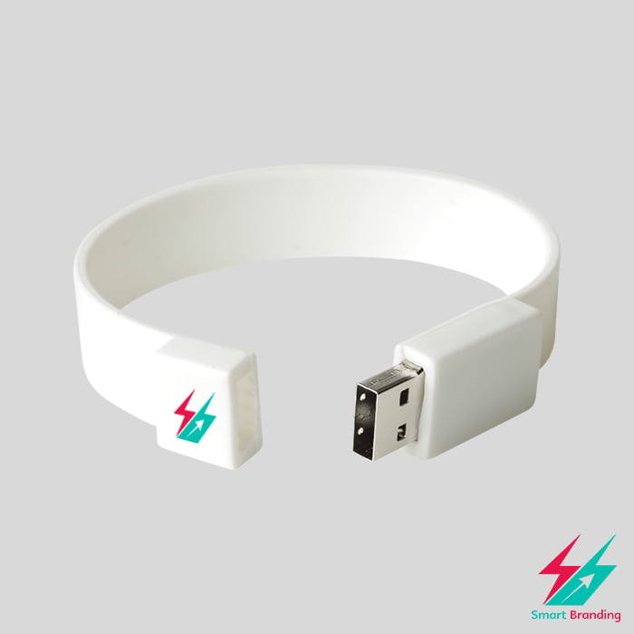 Customize Logo Printed USB Wrist Band image 0