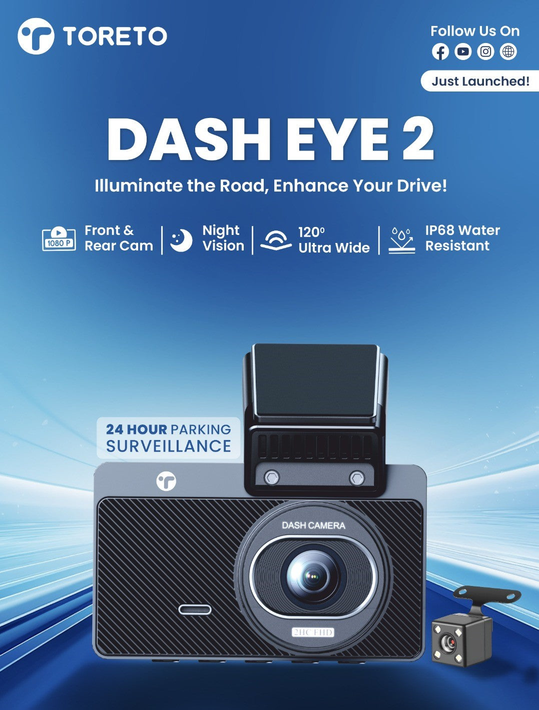 Toreto Dash Eye 2 Camera