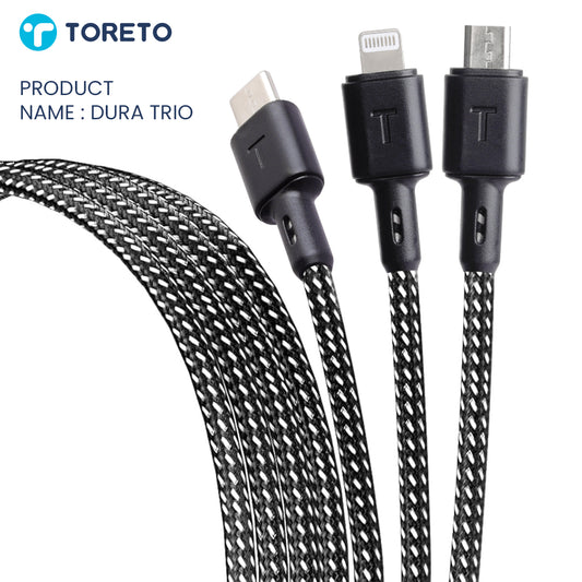 Toreto Dura TRIO+ Multi Functional Cable