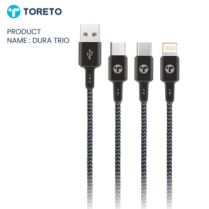 Toreto Dura TRIO+ Multi Functional Cable