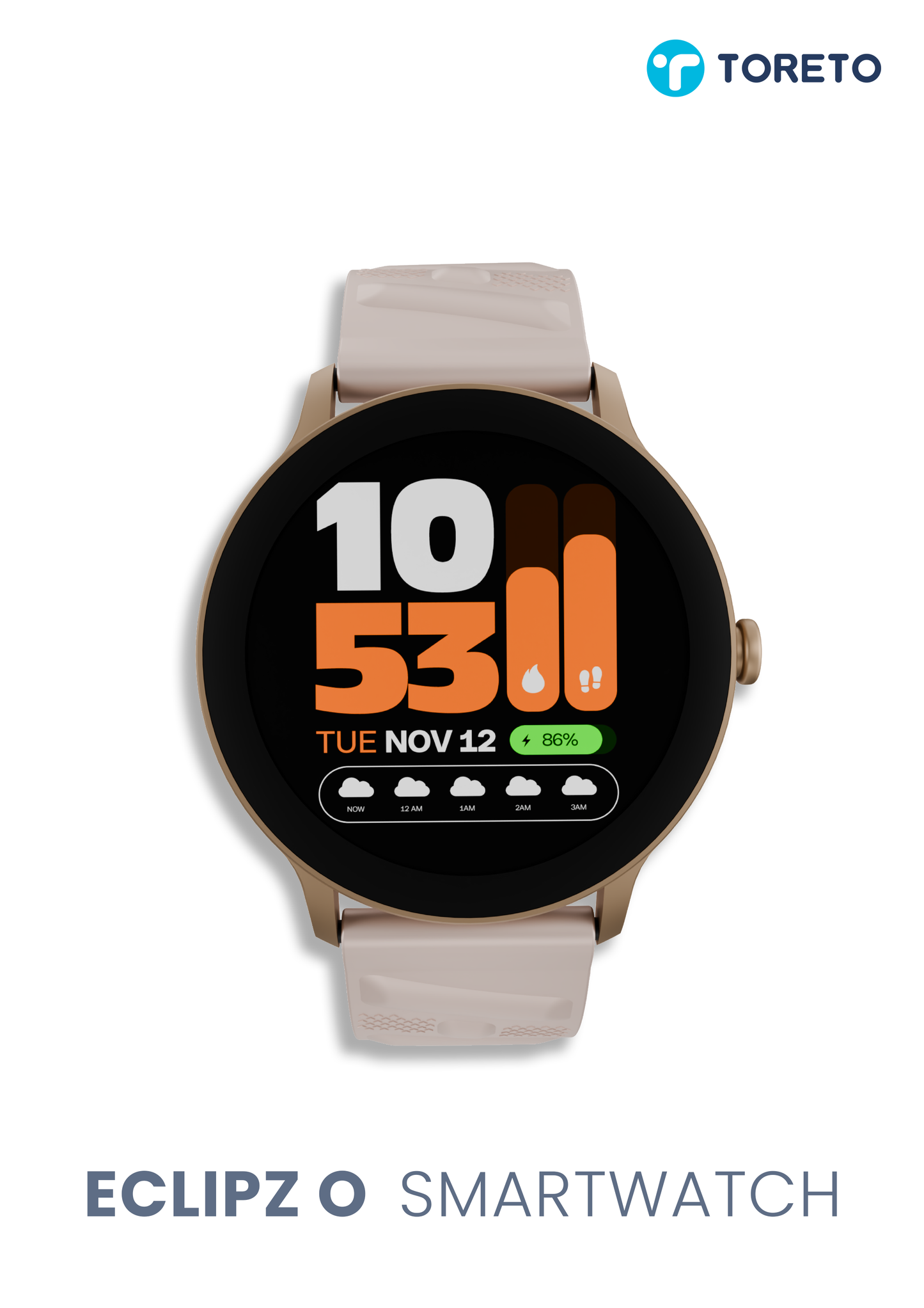 Toreto Eclipz O Smart Watch