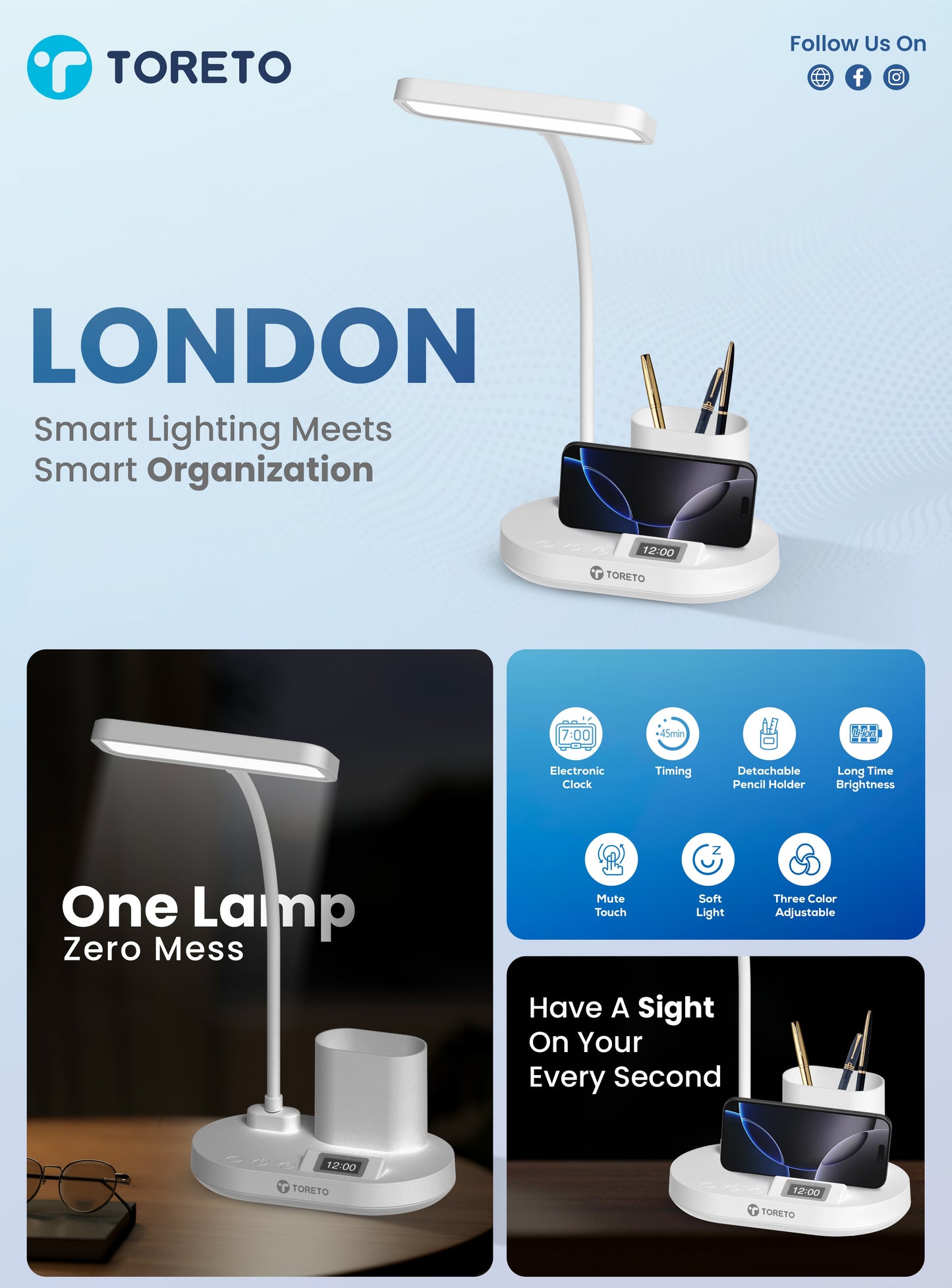 Toreto London Smart Lamp