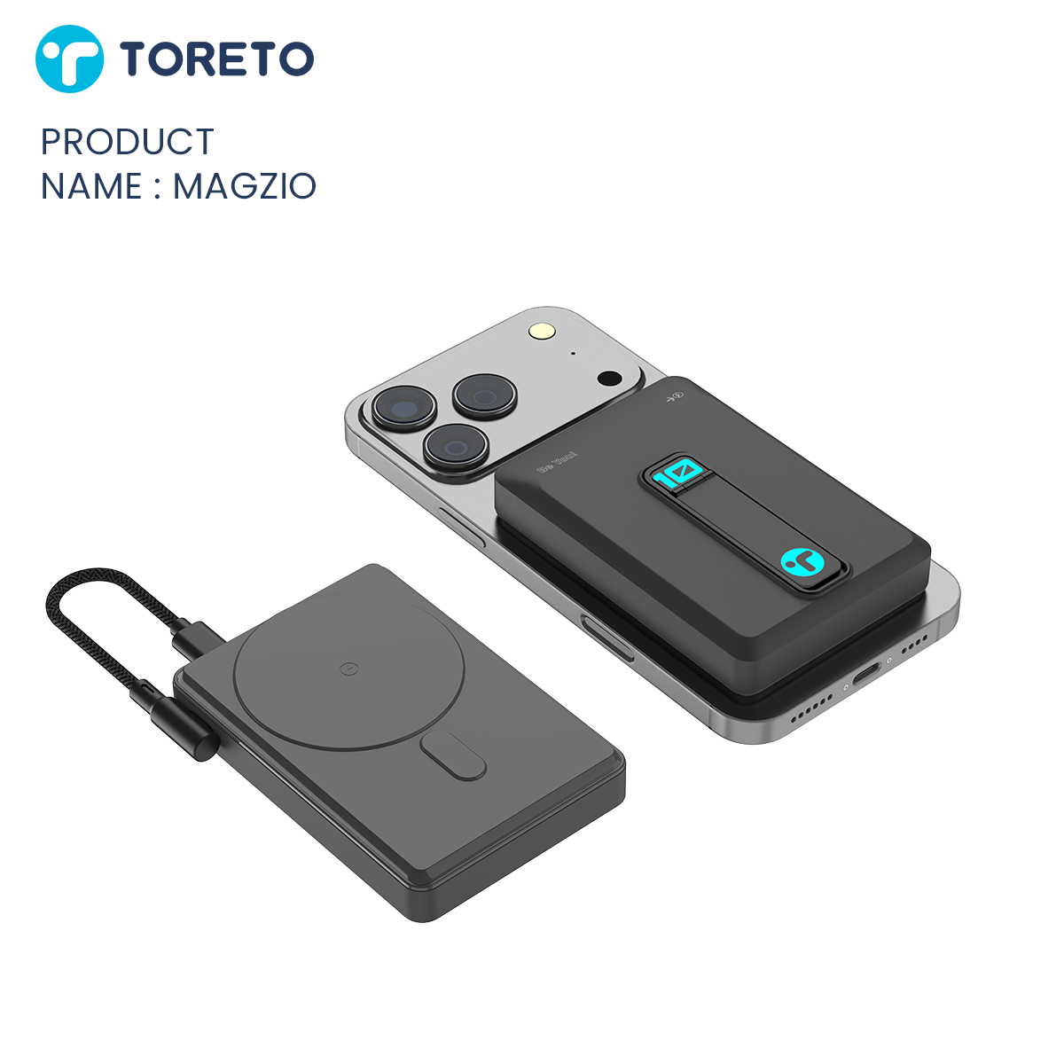 Toreto Magzio Wireless Power Bank