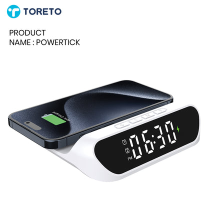 Toreto Powertick Multi-Function Clock