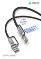 Toreto Tuff Cord 4 in 1 Charger wire