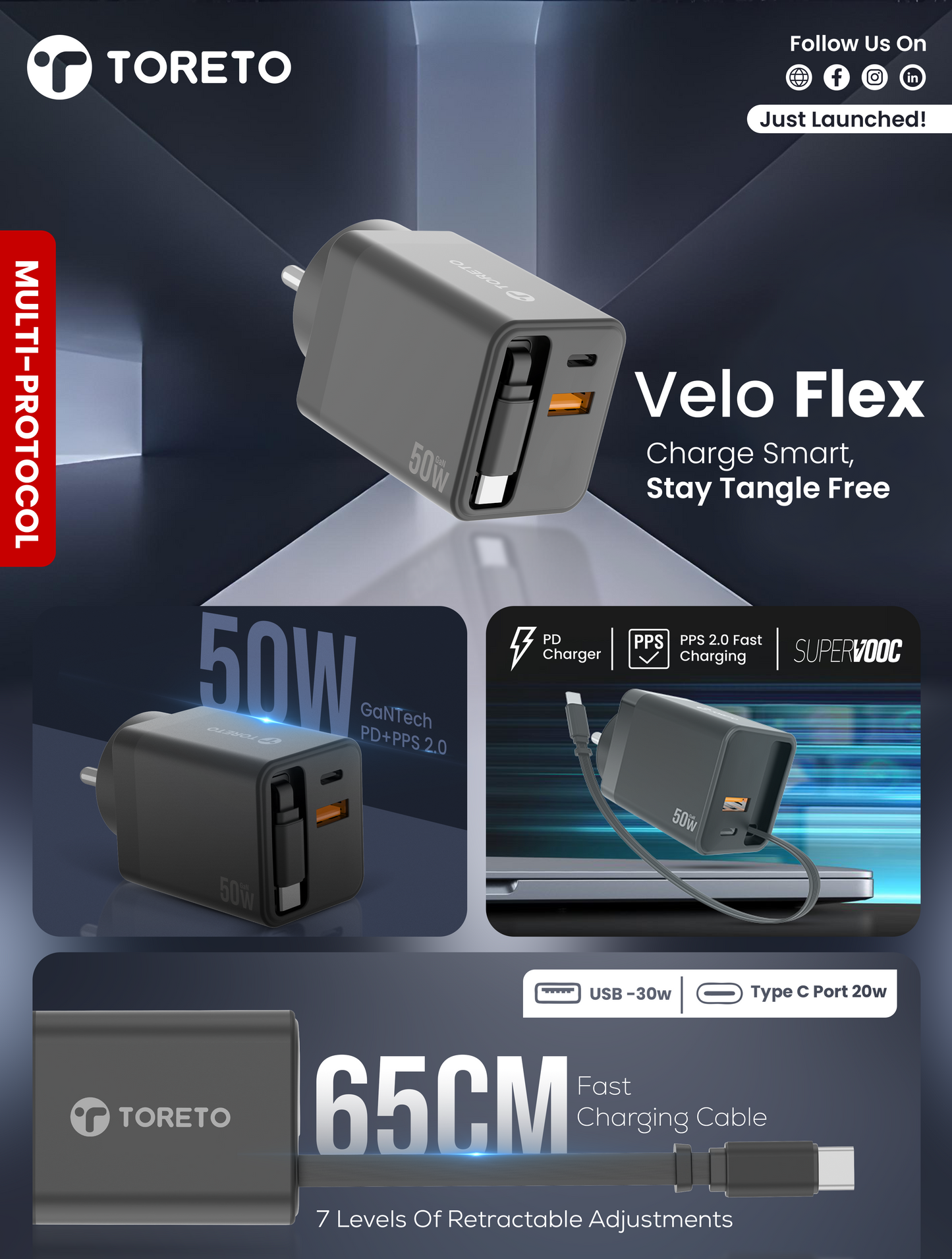 Toreto Velo Flex Charger