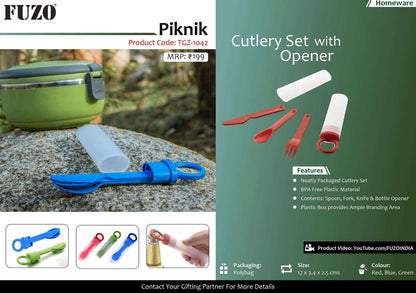 Fuzo PIKNIK Cutlery Set With Opener image 1