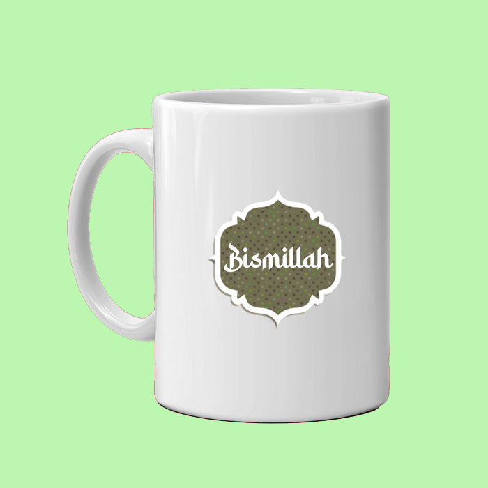 Bismillah Personalized Ceramic Mug image 0