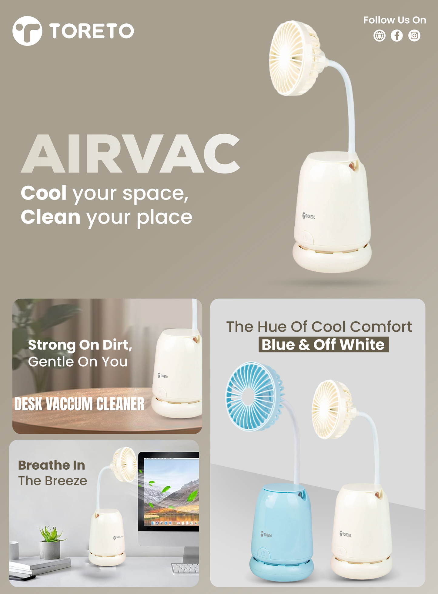 Airvac Desk Vaccum Cleaner