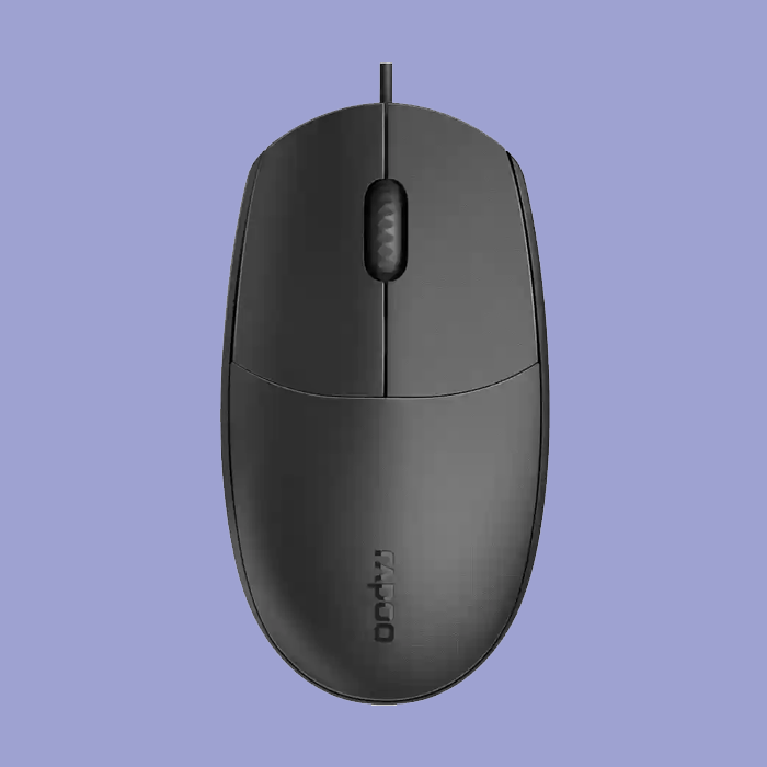 RAPOO-N100 Wired Optical Mouse image 1
