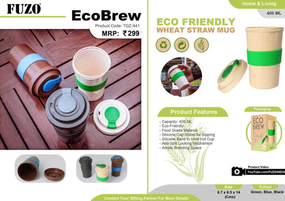 Fuzo ECOBREW Eco Friendly Wheat Straw Mug image 3