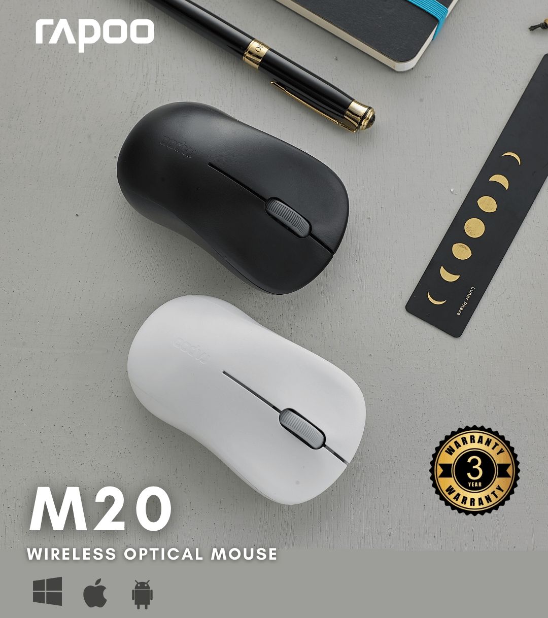 RAPOO-M20 Wireless Mouse image 0